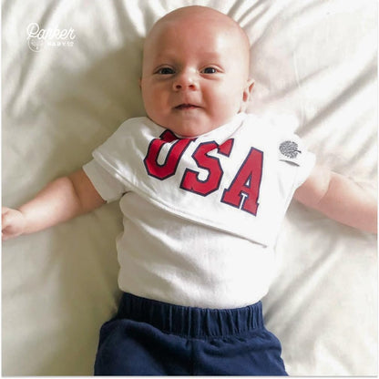 Parker Baby Bandana Drool Bibs for Boys, Girls & Unisex - Soft & Stylish Teething Bibs for Babies
