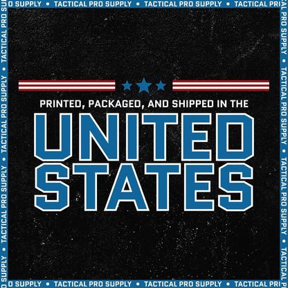 Patriotic Snow Camo Heavyweight Hoodie for Men and Women, Decorated in USA